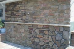 Stone Wall Samples in Outdoor Showroom Carroll County Maryland