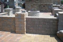 Paver Patio & Wall Samples in Outdoor Showroom Carroll County MD